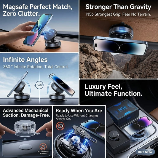 Vacuum Car Mobile Holder