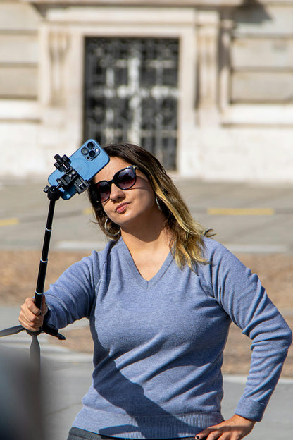 R1S Extendable Flash 3-in-1 Selfie Stick Tripod with Bluetooth Remote